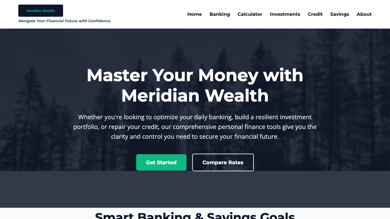 View Personal Finance page