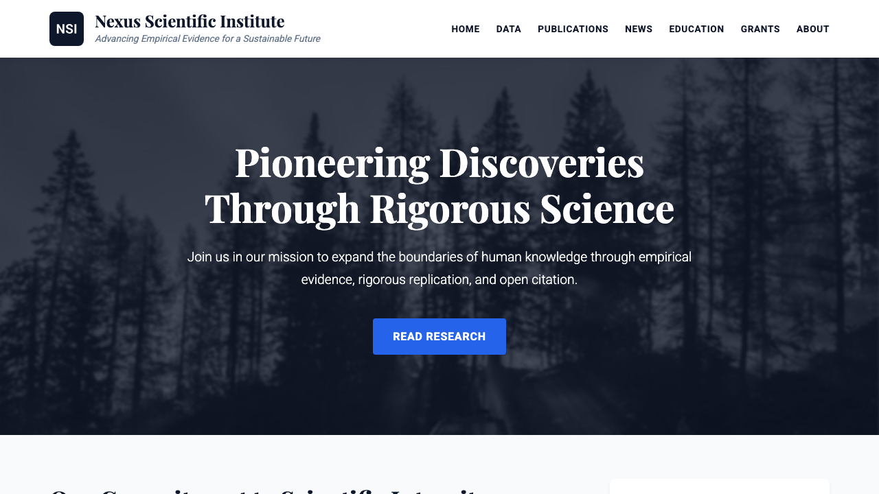 View Science page