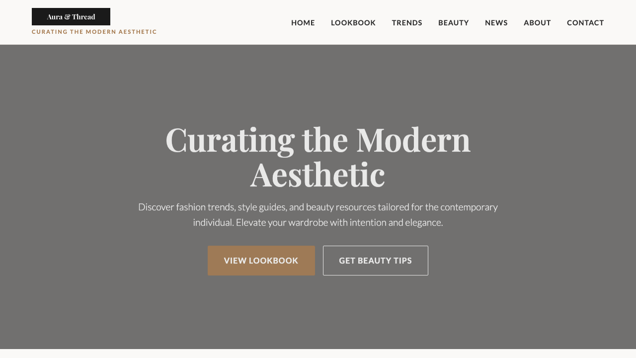 View Style and Fashion page