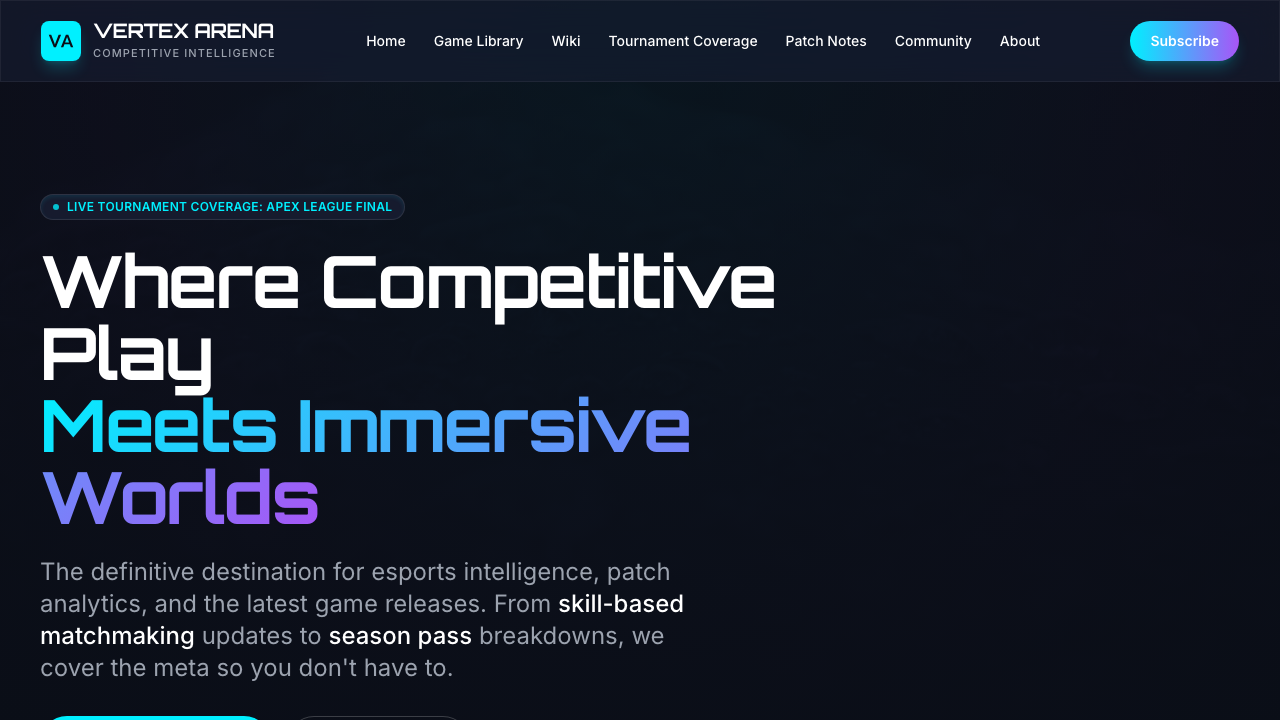 View Gaming page