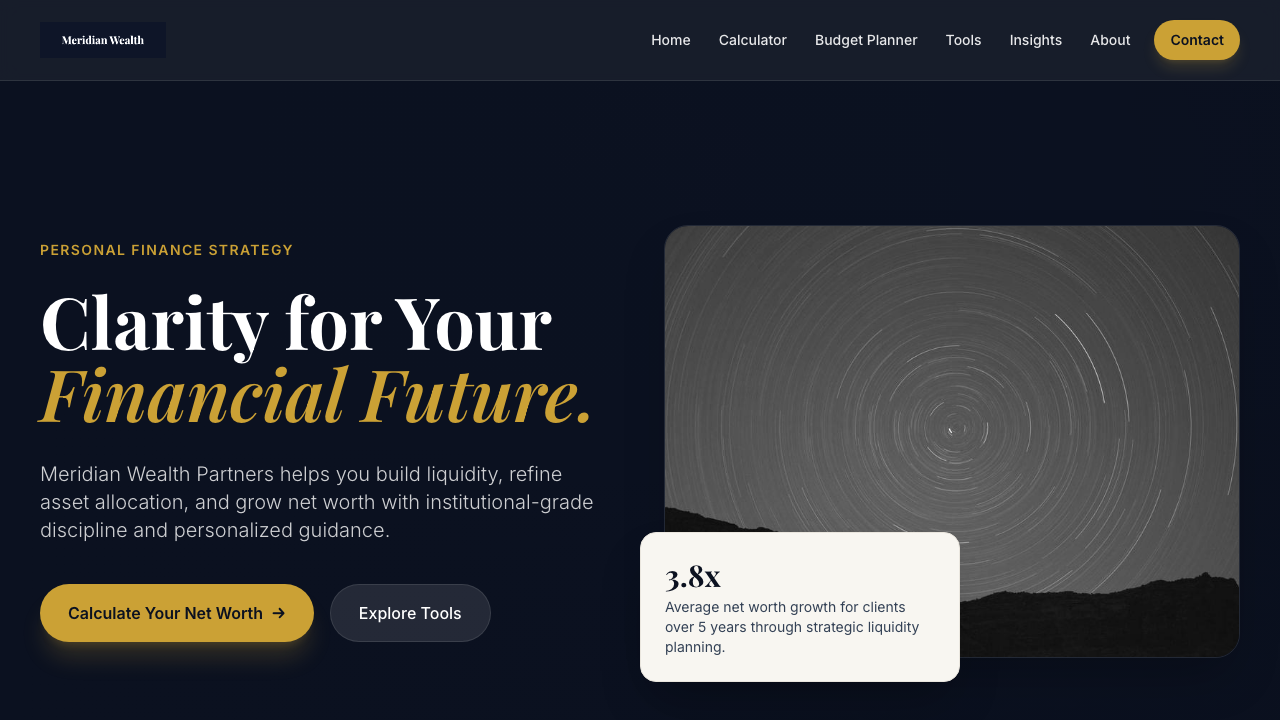 View Personal Finance page