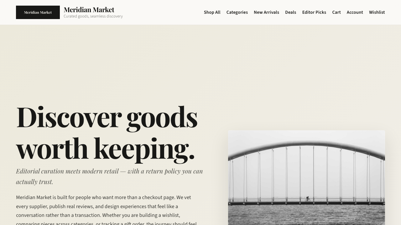 View Shopping page