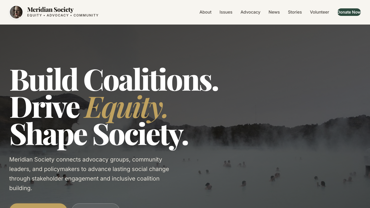 View Society page