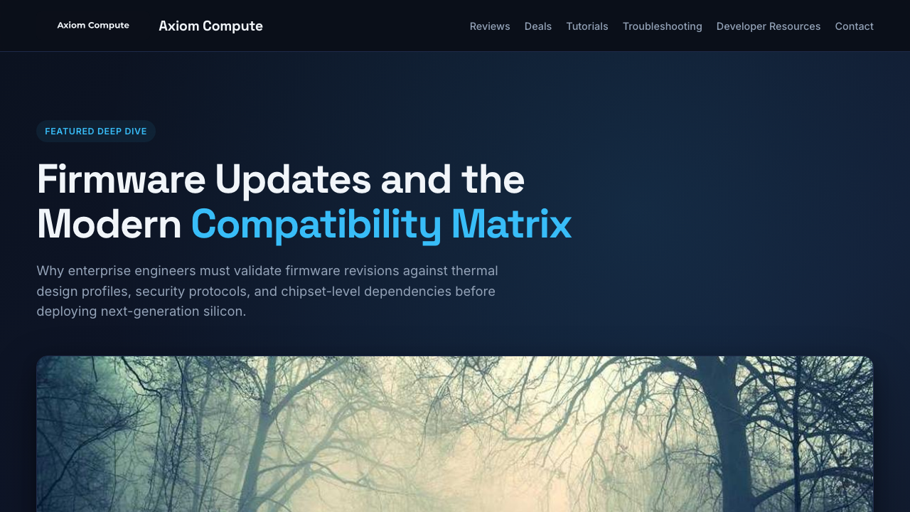 View Technology and Computing page