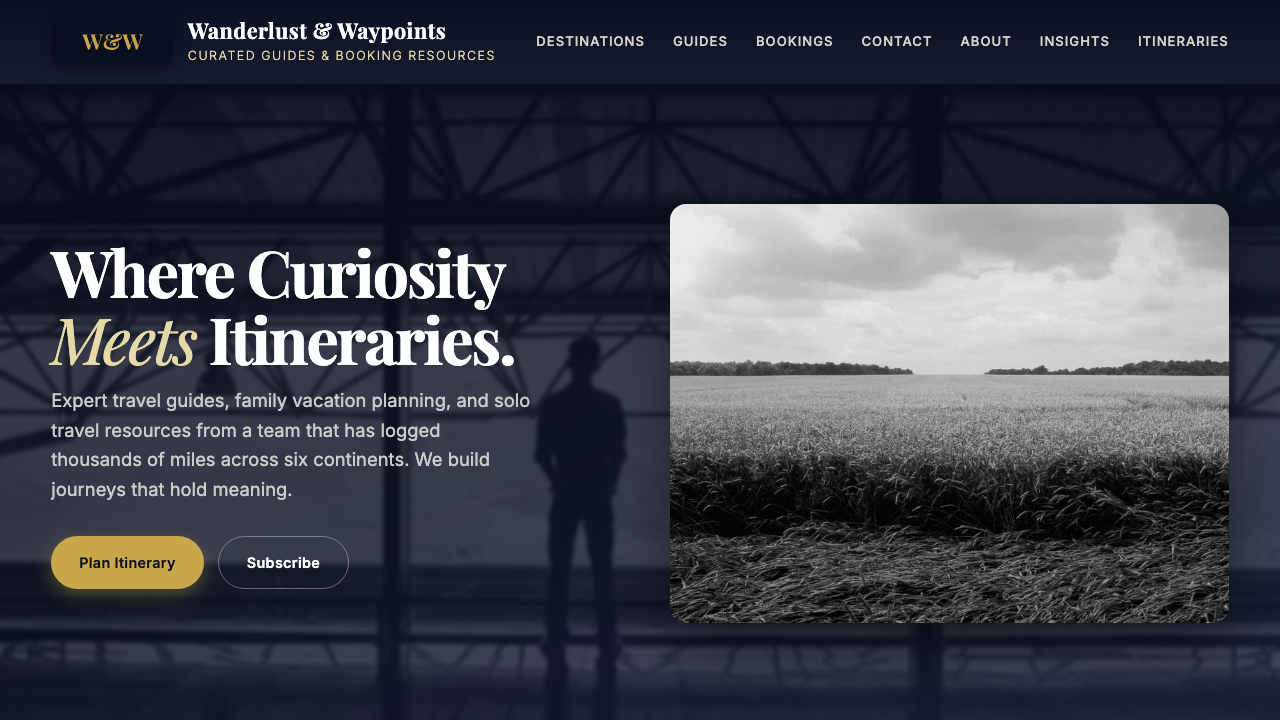View Travel page