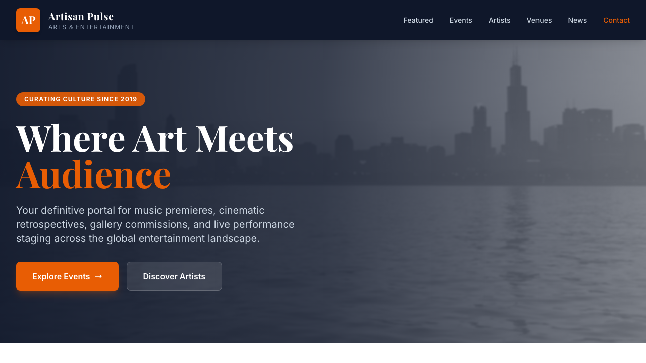 View Arts and Entertainment page