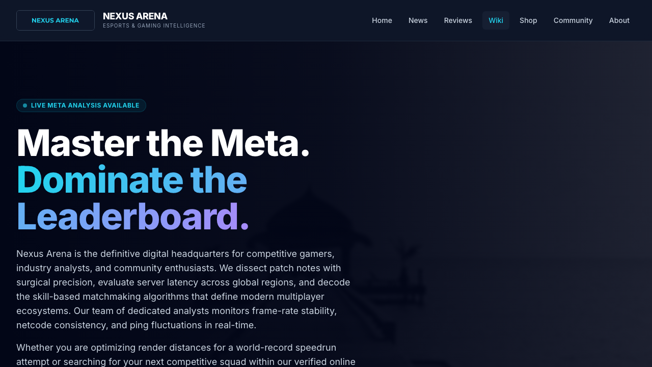 View Gaming page