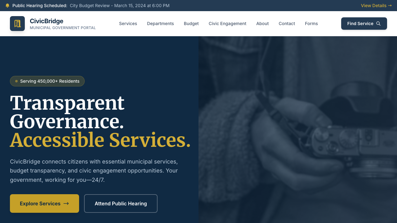View Government page