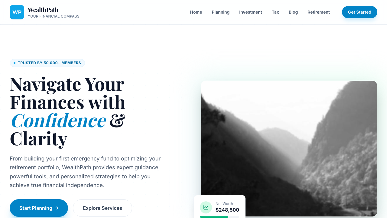View Personal Finance page