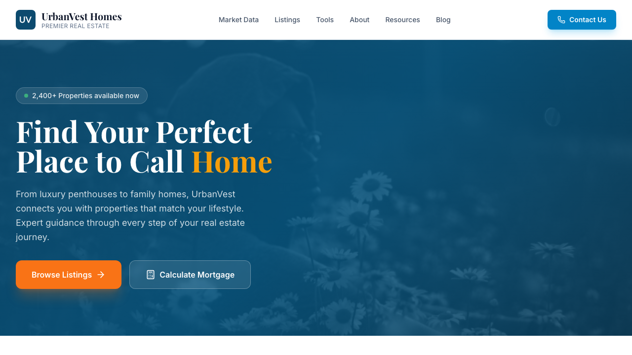 View Real Estate page