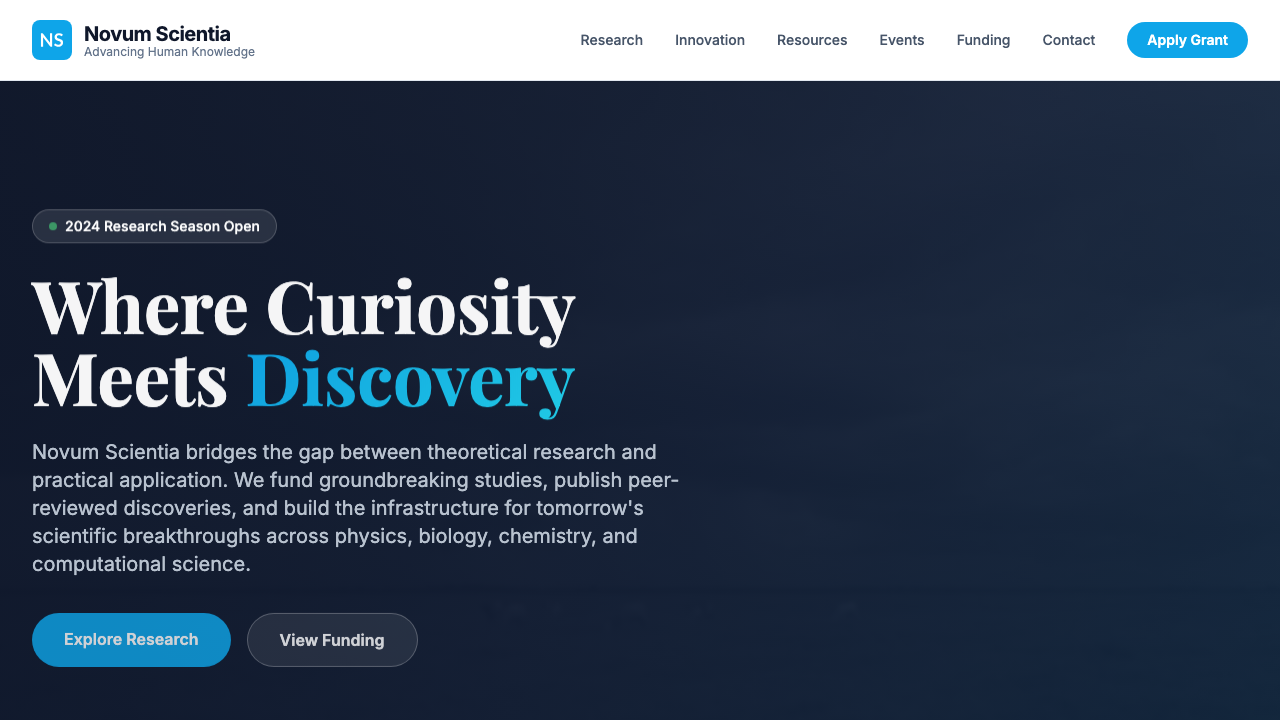 View Science page