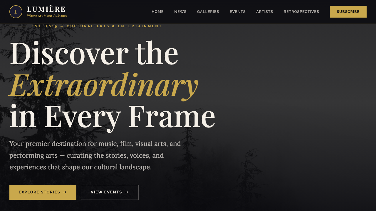 View Arts and Entertainment page