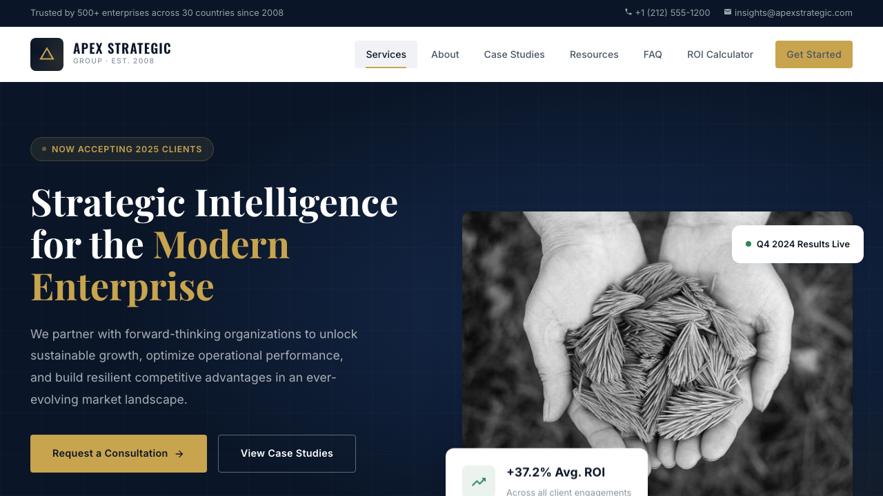 View Business page