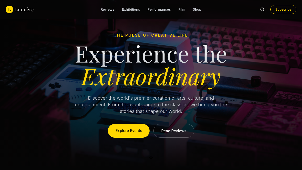 View Arts and Entertainment page