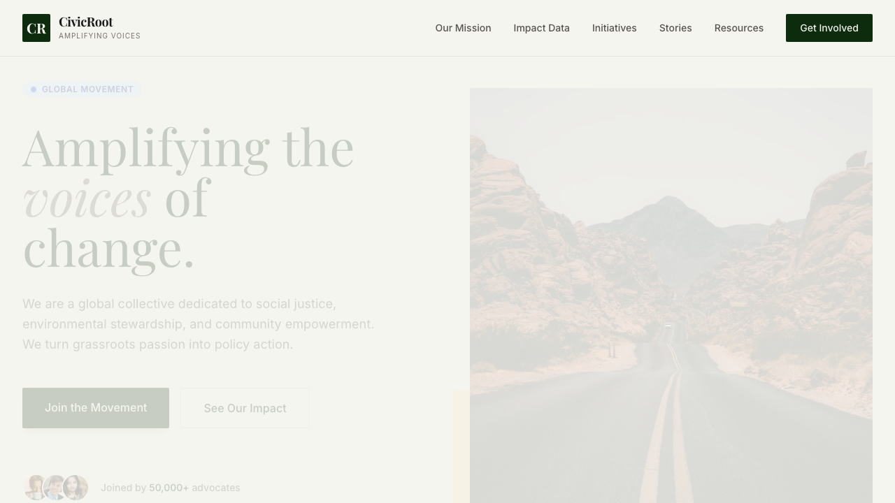 View Society page
