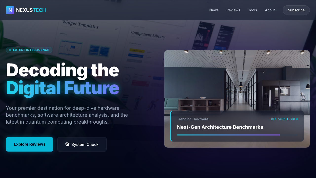 View Technology and Computing page