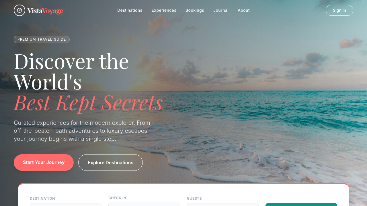View Travel page