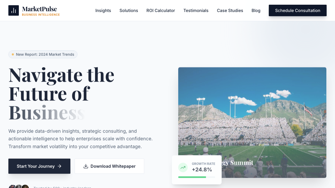 View Business page
