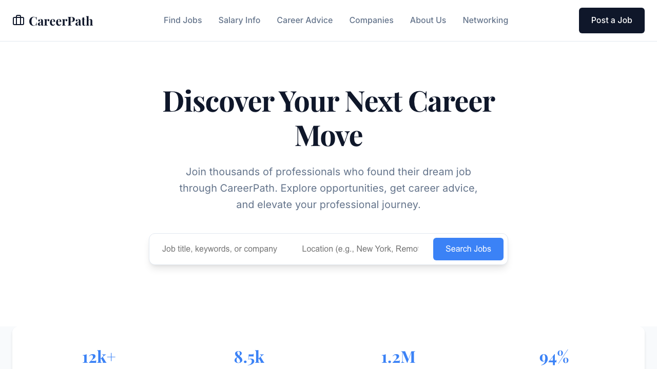 View Careers page