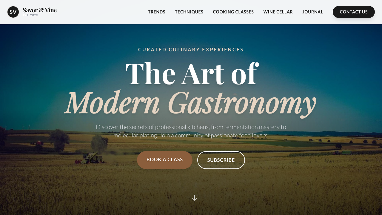 View Food and Drink page