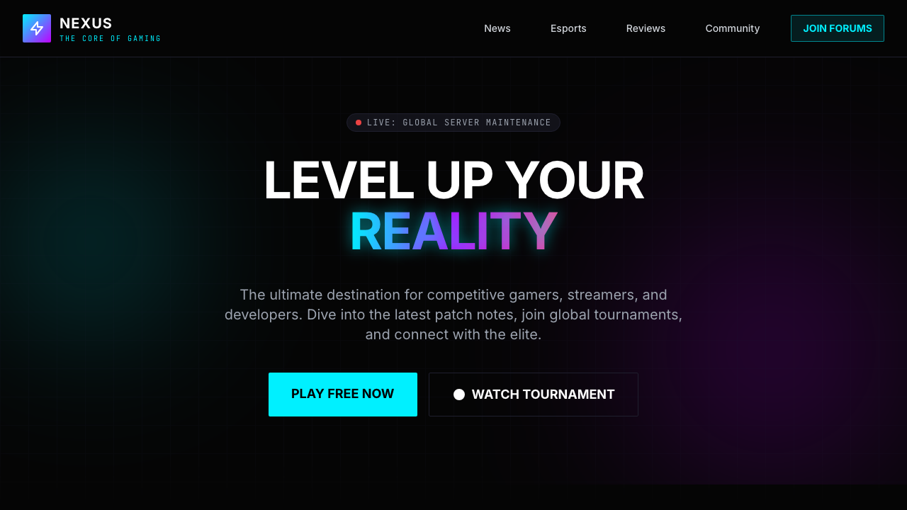 View Gaming page