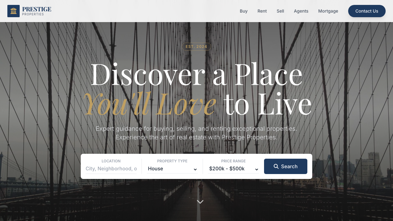 View Real Estate page