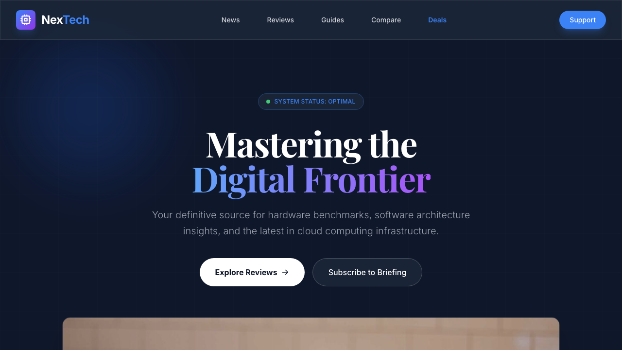 View Technology and Computing page