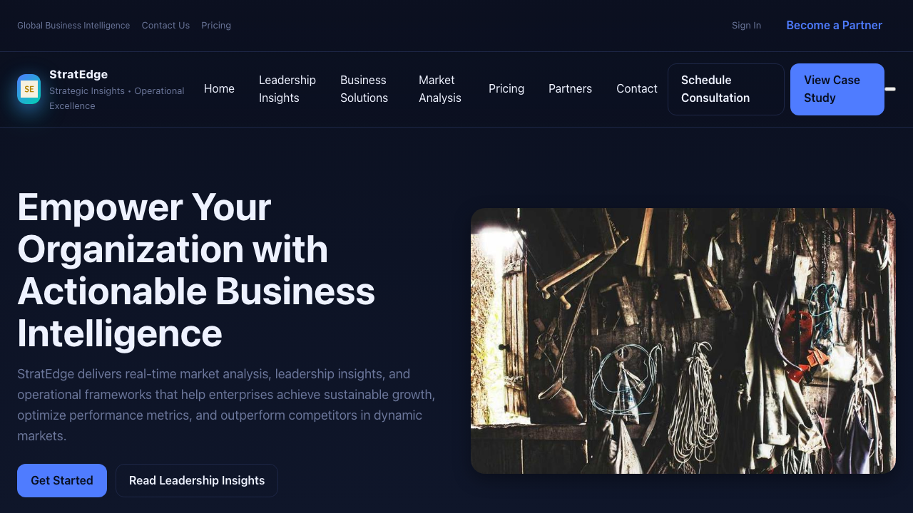 View Business page
