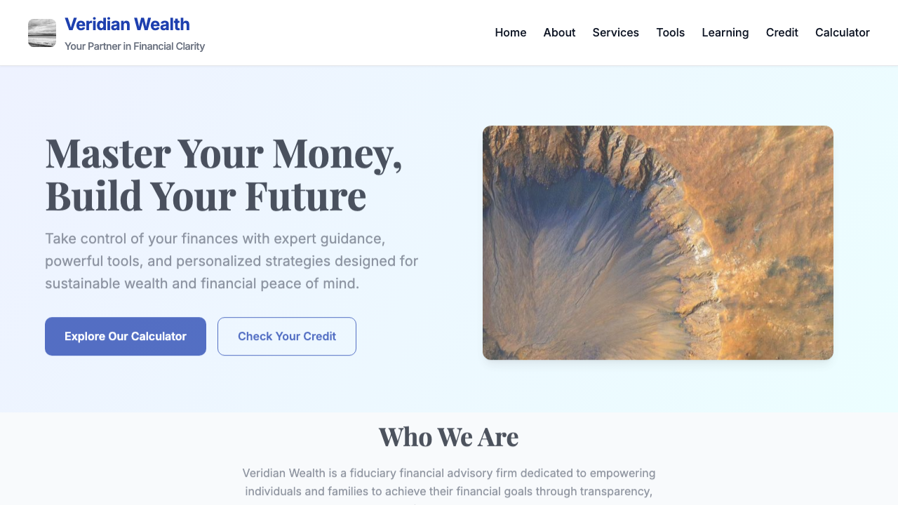 View Personal Finance page