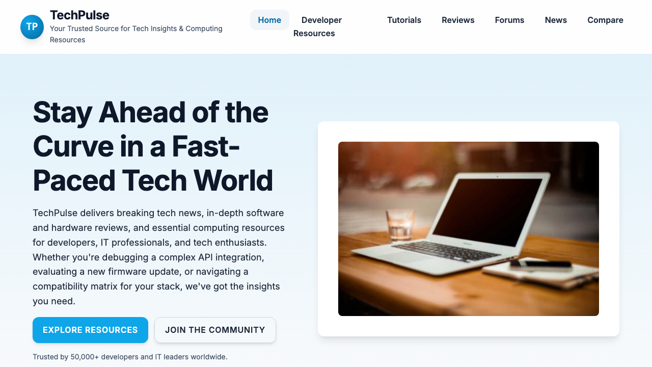 View Technology and Computing page