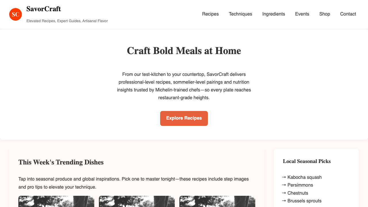 View Food and Drink page