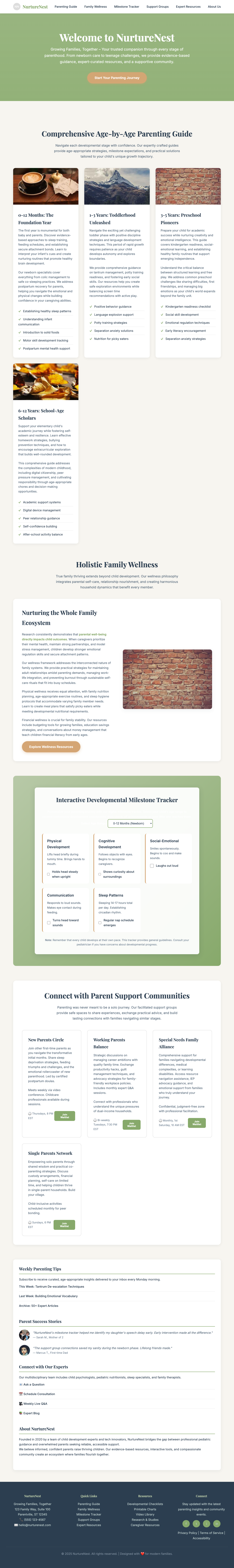 Family And Parenting page with AIMAC score 4.7 (17 serious violations)