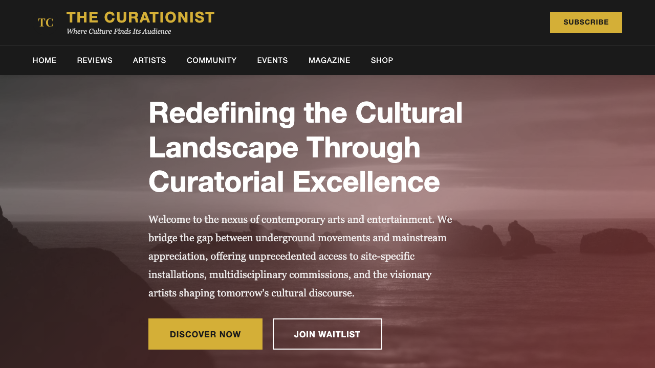 View Arts and Entertainment page