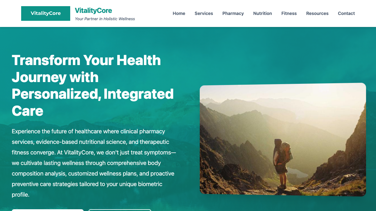 View Health and Fitness page