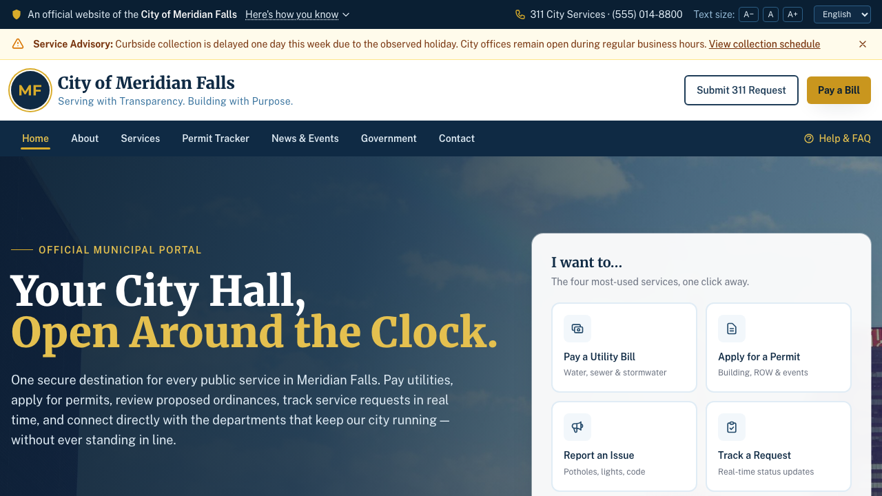 View Government page