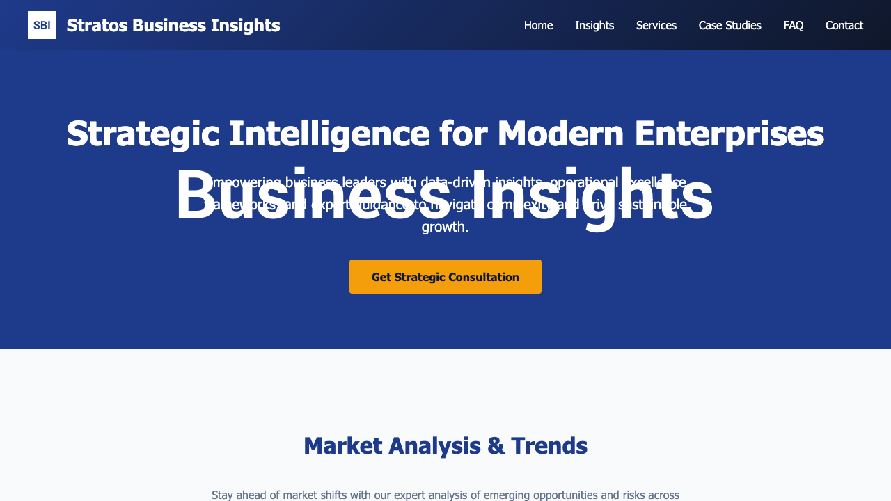 View Business page