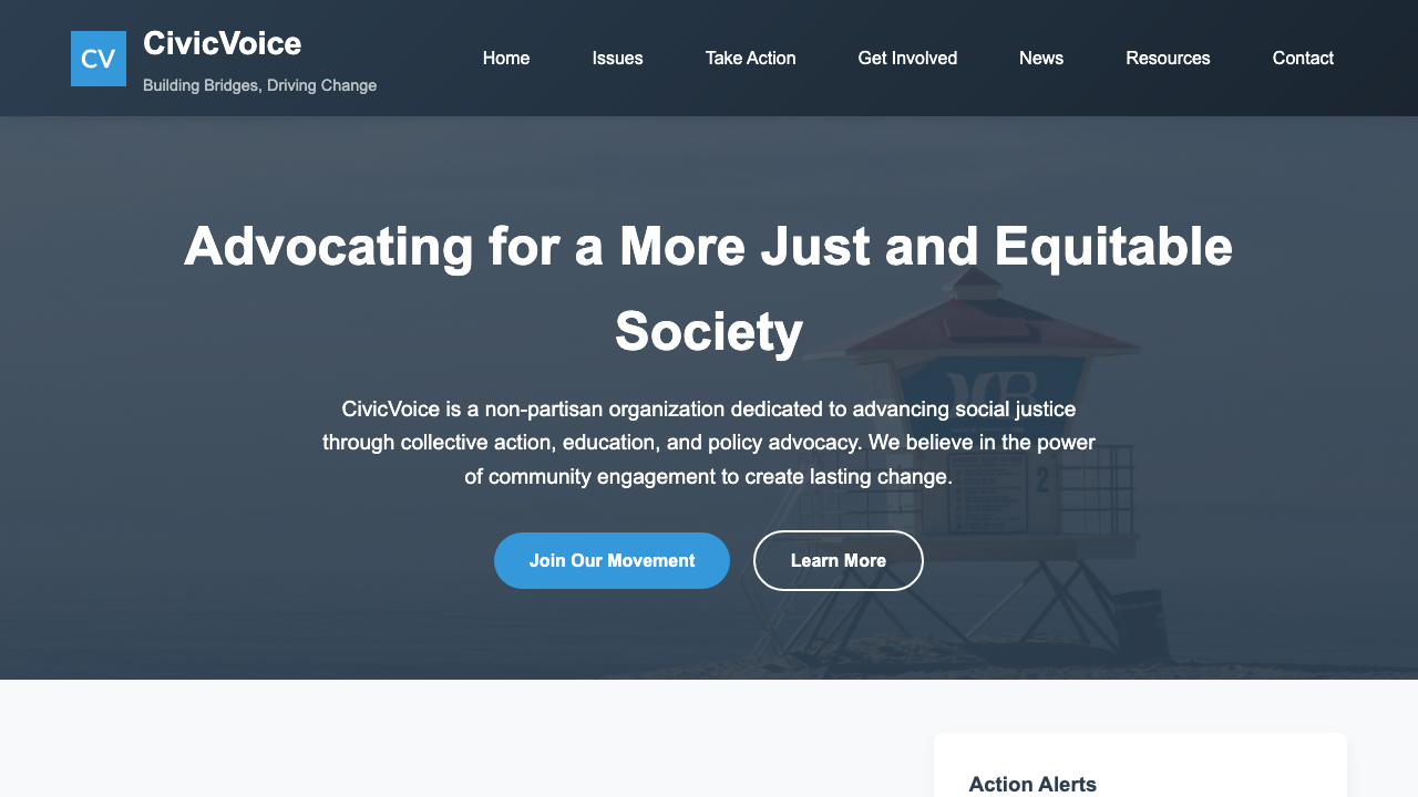 View Society page