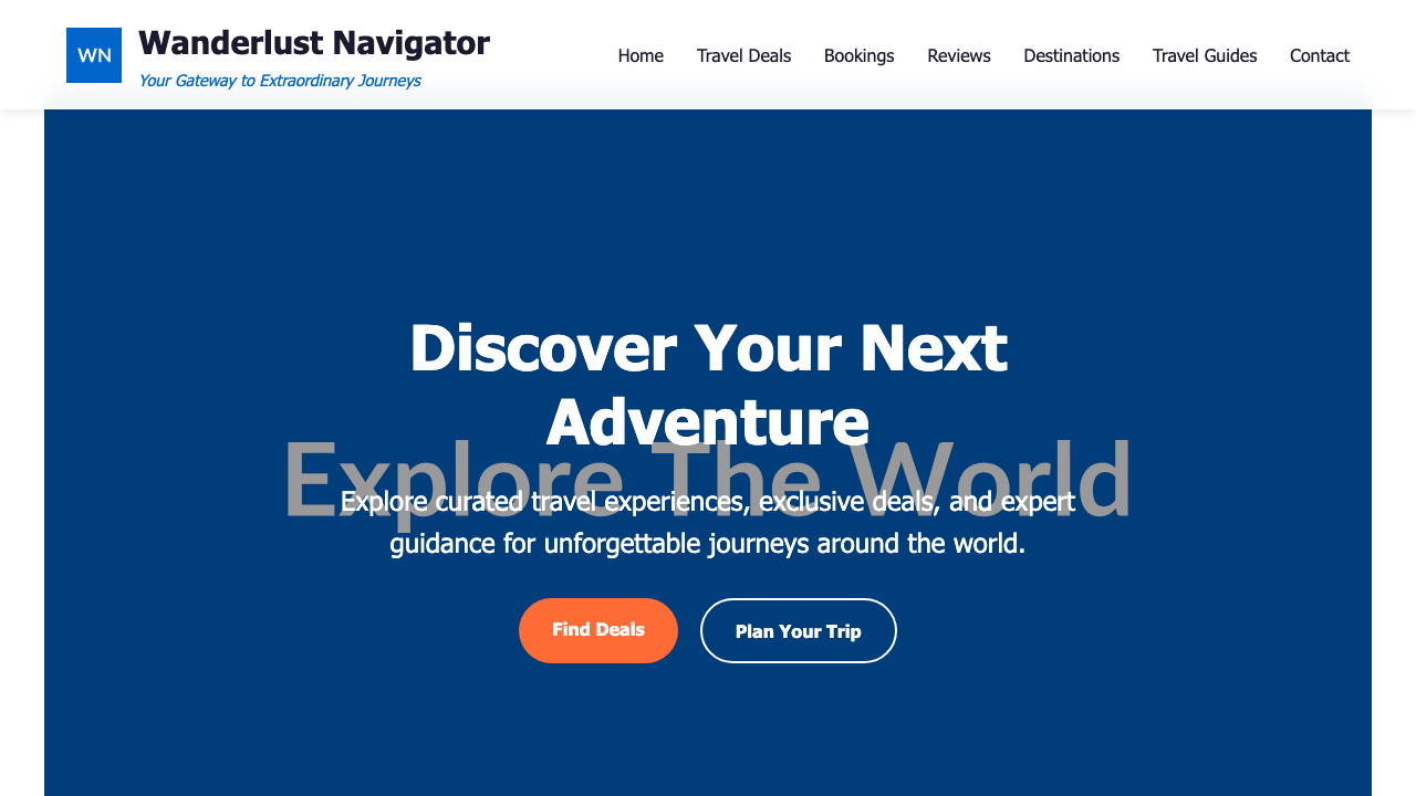 View Travel page