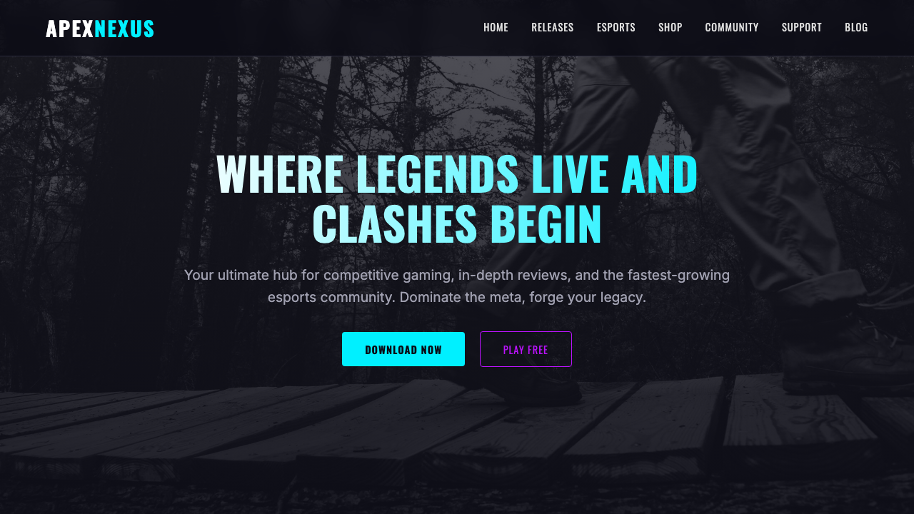 View Gaming page
