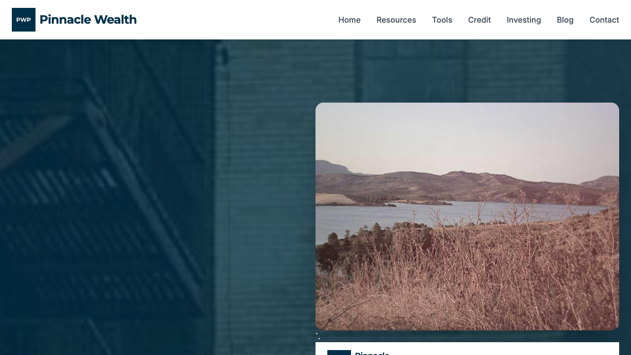 View Personal Finance page