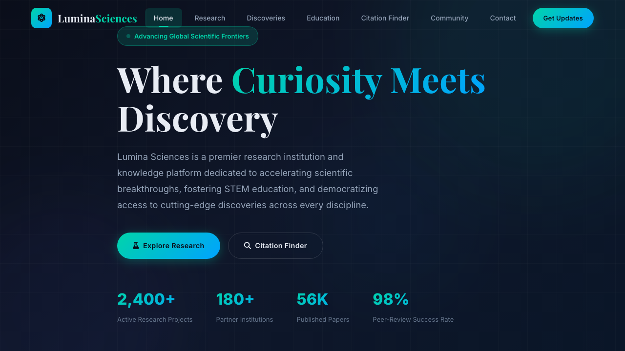 View Science page