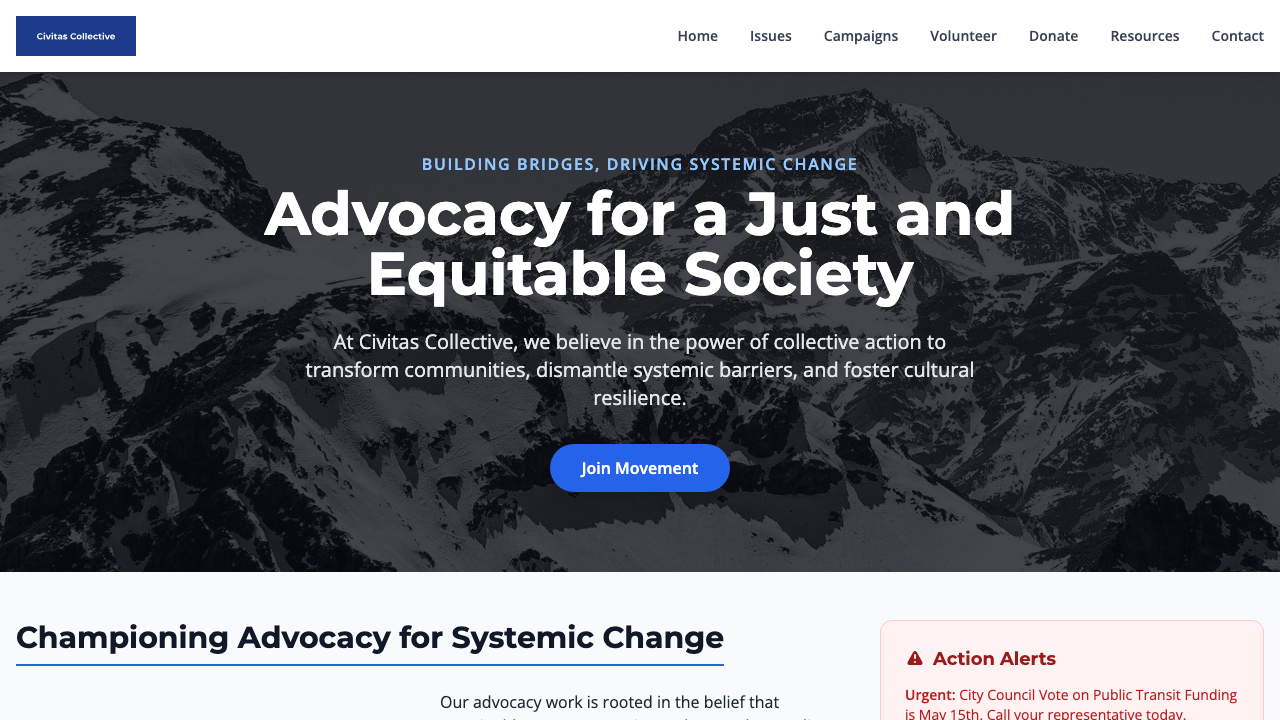 View Society page