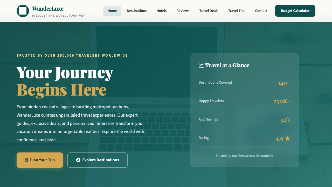 View Travel page