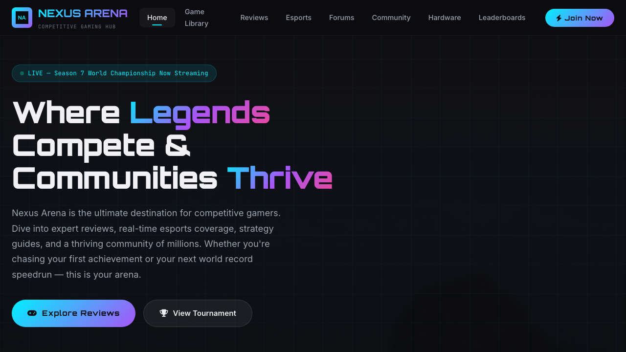 View Gaming page
