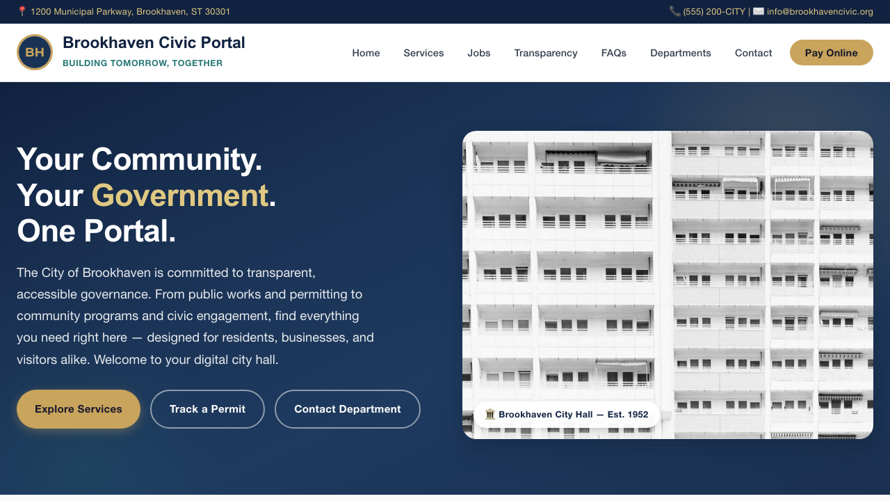 View Government page