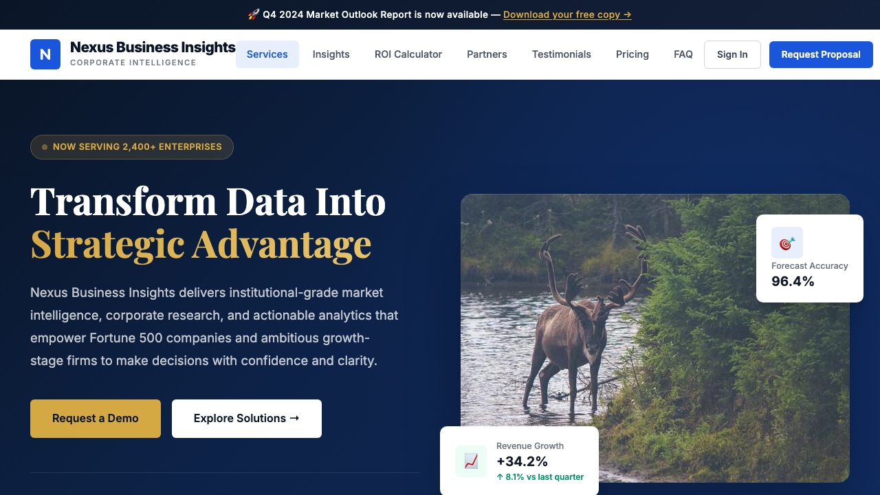 View Business page