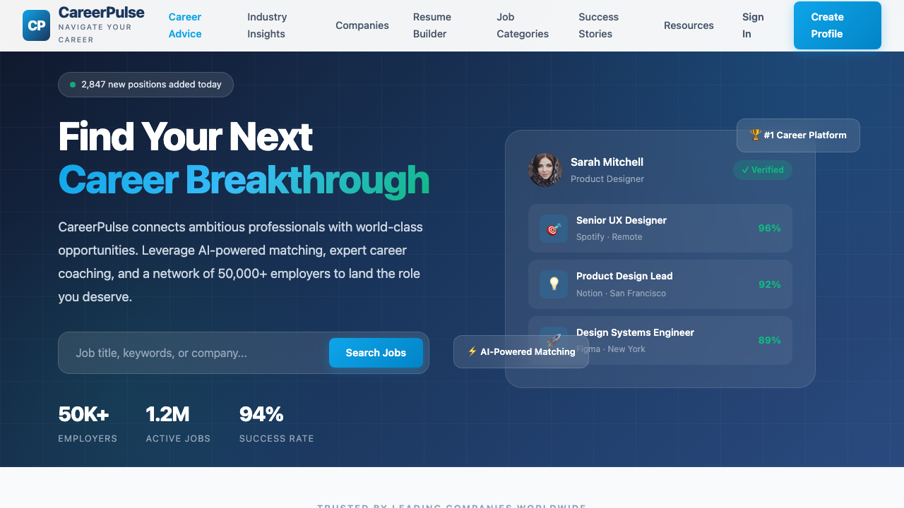 View Careers page