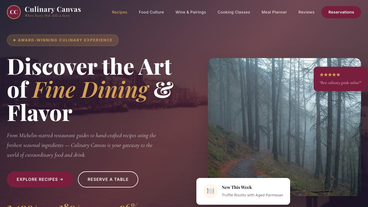 View Food and Drink page