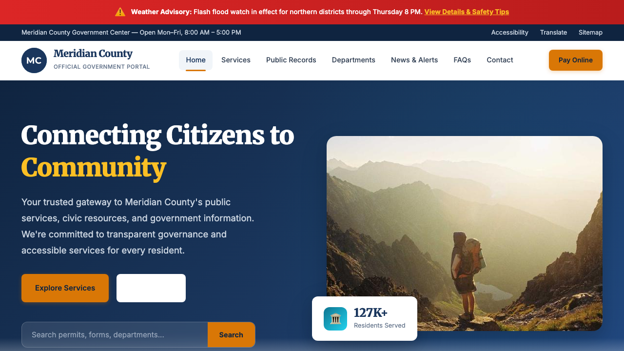 View Government page