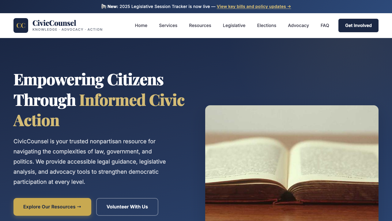 View Law Government and Politics page